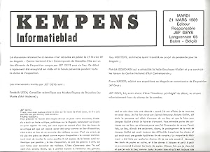 Kempens Informatieblad - Mardi 21 Mars 1989