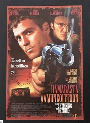 FROM DUSK TILL DAWN - Original First Screening Movie Poster, Finland