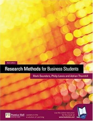 Seller image for Research Methods for Business Students for sale by WeBuyBooks