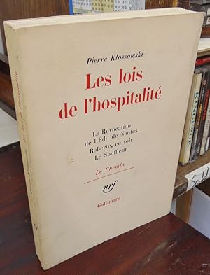 Seller image for Les lois de l'hospitalite: La Revocation de l'Edit de Nantes; Roberte, ce soir; Le Souffleur for sale by Atlantic Bookshop