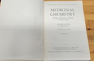 Bild des Verkufers fr Medicinal chemistry : chemistry biochemistry therapeutic and pharmacological action of natural and synthetic drugs. v.2. Volume v.2 1951 [Leather Bound] zum Verkauf von Heisenbooks