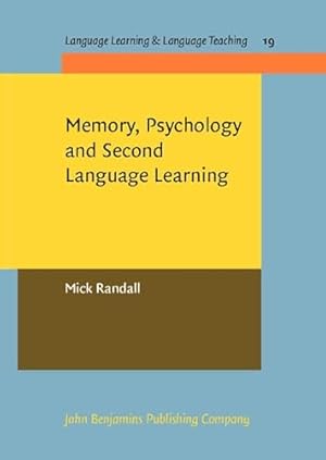 Seller image for Memory, Psychology and Second Language Learning: 19 (Language Learning & Language Teaching) for sale by WeBuyBooks 2