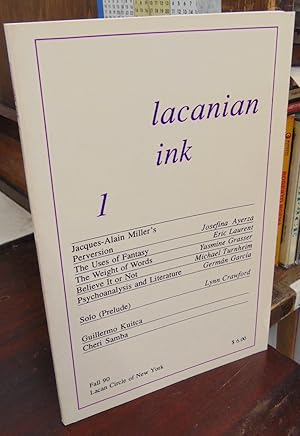 Immagine del venditore per Lacanian Ink #1 (Fall 1990) venduto da Atlantic Bookshop