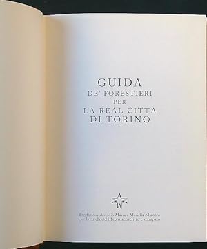 Guida de' forestieri per la real citta' di Torino