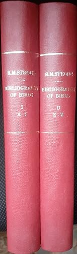 Immagine del venditore per A Bibliography of Birds: With Special Reference to Anatomy, Behavior, Biochemistry, Embryology, Pathology, Physiology, Genetics, Ecology, Aviculture, Economic Ornithology, Poultry Culture, Evolution, and Related Subjects. 2 vols. venduto da Booklore .
