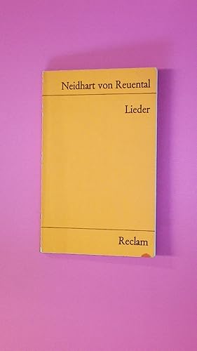 Bild des Verkufers fr LIEDER. Auswahl mit den Melodien zu neun Liedern ; mittelhochdeutsch/neuhochdeutsch zum Verkauf von HPI, Inhaber Uwe Hammermller