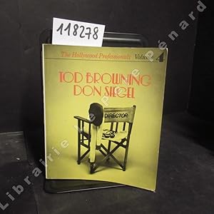 Imagen del vendedor de The Hollywood Professionals. Volume 4 : Tod Browning, Don Siegel. a la venta por Librairie-Bouquinerie Le Pre Pnard