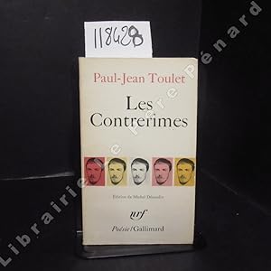 Image du vendeur pour Les contrerimes mis en vente par Librairie-Bouquinerie Le Pre Pnard