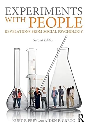 Seller image for Experiments With People: Revelations From Social Psychology, 2nd Edition for sale by WeBuyBooks