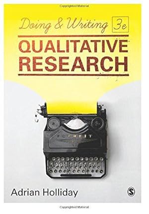 Image du vendeur pour Doing & Writing Qualitative Research mis en vente par WeBuyBooks