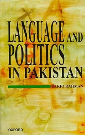 Bild des Verkufers fr Language and Politics in Pakistan zum Verkauf von WeBuyBooks