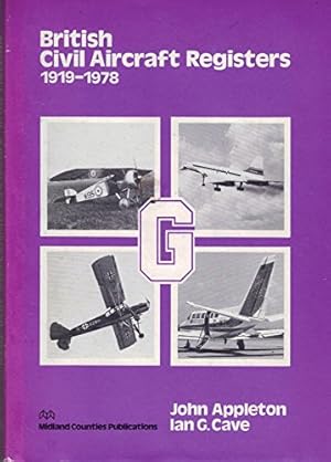 Immagine del venditore per British Civil Aircraft Registers 1919-78 venduto da WeBuyBooks