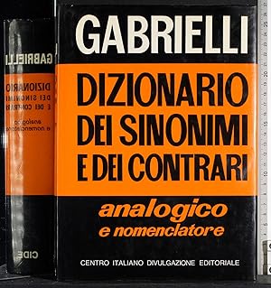Seller image for Dizionario dei sinonimi e dei contrari for sale by Cartarum