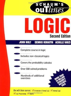 Imagen del vendedor de Schaum's Outline of Logic (Schaum's Outlines) a la venta por WeBuyBooks