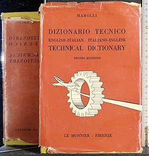 Imagen del vendedor de Dizionario Tecnico Italiano-inglese English-Italian a la venta por Cartarum