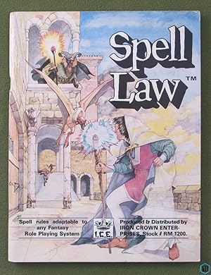 Bild des Verkufers fr Spell Law (Rolemaster Roleplaying Game RPG) zum Verkauf von Wayne's Books