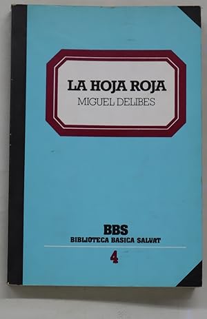 Imagen del vendedor de La hoja roja a la venta por Librera Alonso Quijano