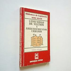 Image du vendeur pour Comunidad de vecinos y arrendamientos urbanos mis en vente par MAUTALOS LIBRERA