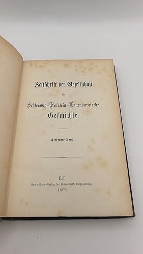 Zeitschrift der Gesellschaft für die Geschichte der Herzogthümer Schleswig, Holstein und Lauenbur...