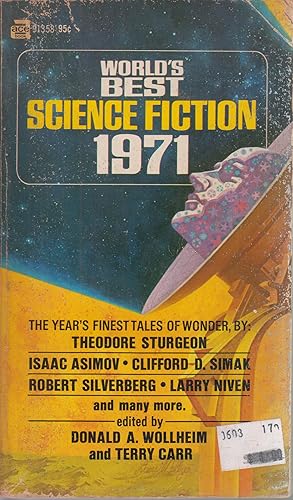 Bild des Verkufers fr World's Best Science Fiction 1971 zum Verkauf von Robinson Street Books, IOBA