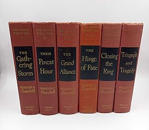 Seller image for The Second World War (6 Volumes complete) 1. The Gathering Storm / 2. Their Finest Hour / 3. The Grand Alliance / 4. The Hinge of Fate / 5. Closing the Ring / 6. Triumph and Tragedy for sale by Antiquariat Smock