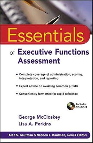 Imagen del vendedor de Essentials of Executive Functions Assessment: 68 (Essentials of Psychological Assessment) a la venta por WeBuyBooks