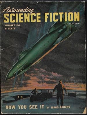 Imagen del vendedor de ASTOUNDING Science Fiction: January, Jan. 1948 ("Second Foundation"; "Children of the Lens") a la venta por Books from the Crypt