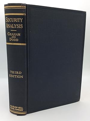 Image du vendeur pour SECURITY ANALYSIS: Principles and Technique mis en vente par Kubik Fine Books Ltd., ABAA