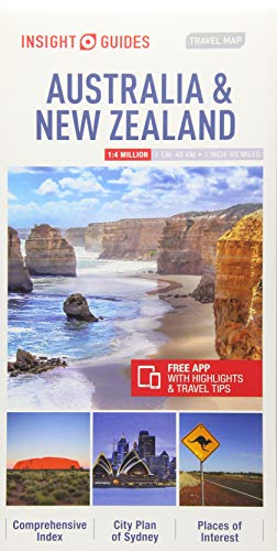 Bild des Verkufers fr Insight Guides Travel Map Australia & New Zealand (Insight Guides Travel Maps) zum Verkauf von WeBuyBooks