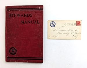 Original 1904 NEW YORK STEWARDS MANUAL First Edition - MEMBERS, FINE CUISINE RECIPES, SERVING TIP...