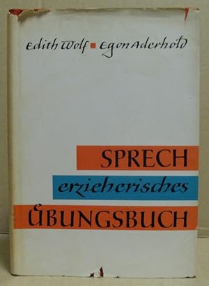 Seller image for Sprecherzieherisches bungsbuch. for sale by Nicoline Thieme