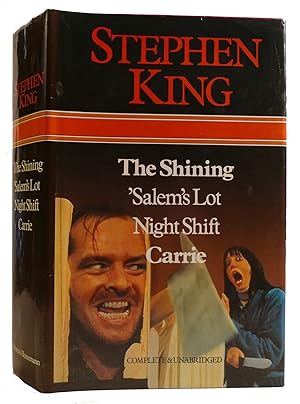 Seller image for STEPHEN KING: THE SHINING, SALEMS LOT, NIGHT SHIFT, CARRIE Complete & Unabridged for sale by Rare Book Cellar