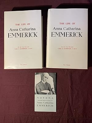 Life of Anna Catharina Emmerick, 2 Volumes & Novena For the Intercession of Anna Catharina Emmerich