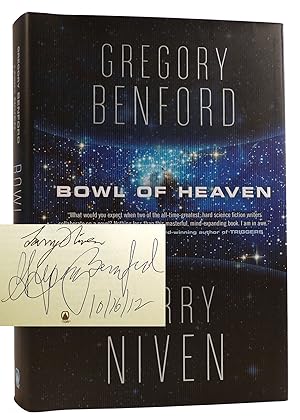 Bild des Verkufers fr BOWL OF HEAVEN: A NOVEL SIGNED zum Verkauf von Rare Book Cellar