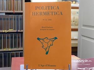 Image du vendeur pour POLITICA HERMETICA. N16 - 2002. Ren GUENON. Lectures et enjeux. mis en vente par Tir  Part