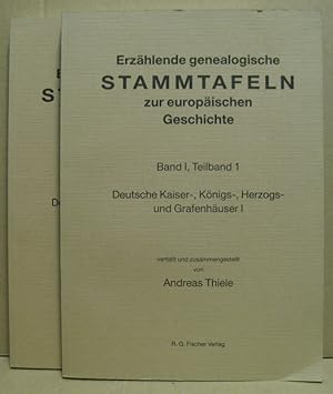 Immagine del venditore per Erzhlende genealogische Stammtafeln zur europischen Geschichte. Band 1, Teilband 1 und 2: Deutsche Kaiser-, Knigs-, Herzogs- und Grafenhuser I und II. venduto da Nicoline Thieme