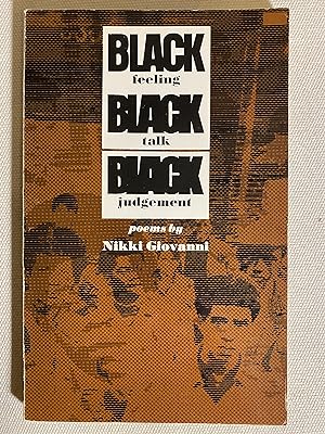 Black feeling Black talk/Black judgement