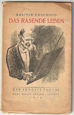 Bild des Verkufers fr Das rasende Leben. Zwei Novellen. zum Verkauf von Antiquariat Burgverlag