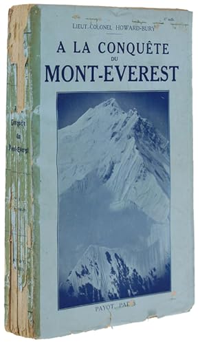 Imagen del vendedor de A LA CONQUETE DU MONT EVEREST.: a la venta por Bergoglio Libri d'Epoca