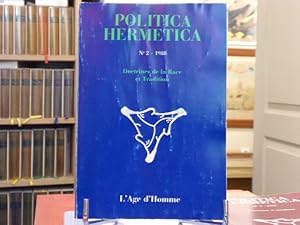 Image du vendeur pour POLITICA HERMETICA. N2 - 1988. Doctrines de la Race et Tradition. mis en vente par Tir  Part