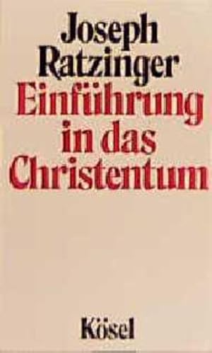 Bild des Verkufers fr Einfhrung in das Christentum zum Verkauf von Buchhandlung Loken-Books