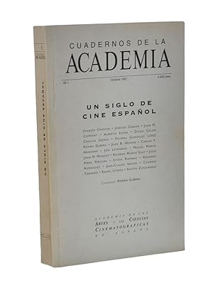 Seller image for UN SIGLO DE CINE ESPAOL. CUADERNOS DE LA ACADEMIA, N 6 for sale by Librera Monogatari