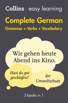 Imagen del vendedor de Complete German Grammar Verbs Vocabulary: 3 Books in 1 (Paperback or Softback) a la venta por BargainBookStores