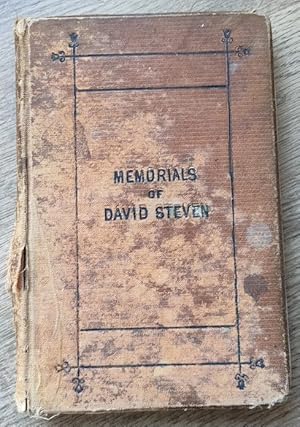 Imagen del vendedor de Memorial of David Steven a la venta por Peter & Rachel Reynolds