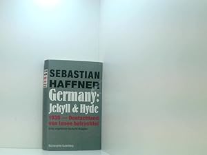 Bild des Verkufers fr Germany: Jekyll & Hyde - 1939 - Deutschland von innen betrachtet. Erste ungekrzte deutsche Ausgabe. 1939 - Deutschland von innen betrachtet zum Verkauf von Book Broker