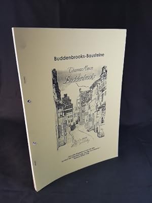 Bild des Verkufers fr Buddenbrooks - Bausteine. zum Verkauf von ANTIQUARIAT Franke BRUDDENBOOKS