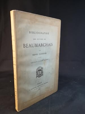 Bild des Verkufers fr Bibliographie des oeuvres de Beaumarchais. Portrait d'aprs Cochin. zum Verkauf von ANTIQUARIAT Franke BRUDDENBOOKS