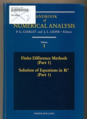 Imagen del vendedor de Finite Difference Methods, Part 1 - Solution Equations in R, Part 1 a la venta por avelibro OHG