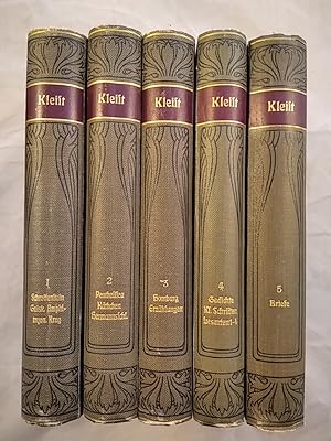 Heinrich von Kleists Werke in 5 Bänden.