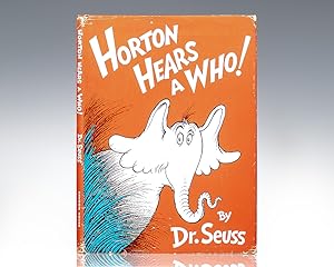 Bild des Verkufers fr Horton Hears A Who! zum Verkauf von Raptis Rare Books